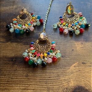 Colorful Beaded Jewelry Set